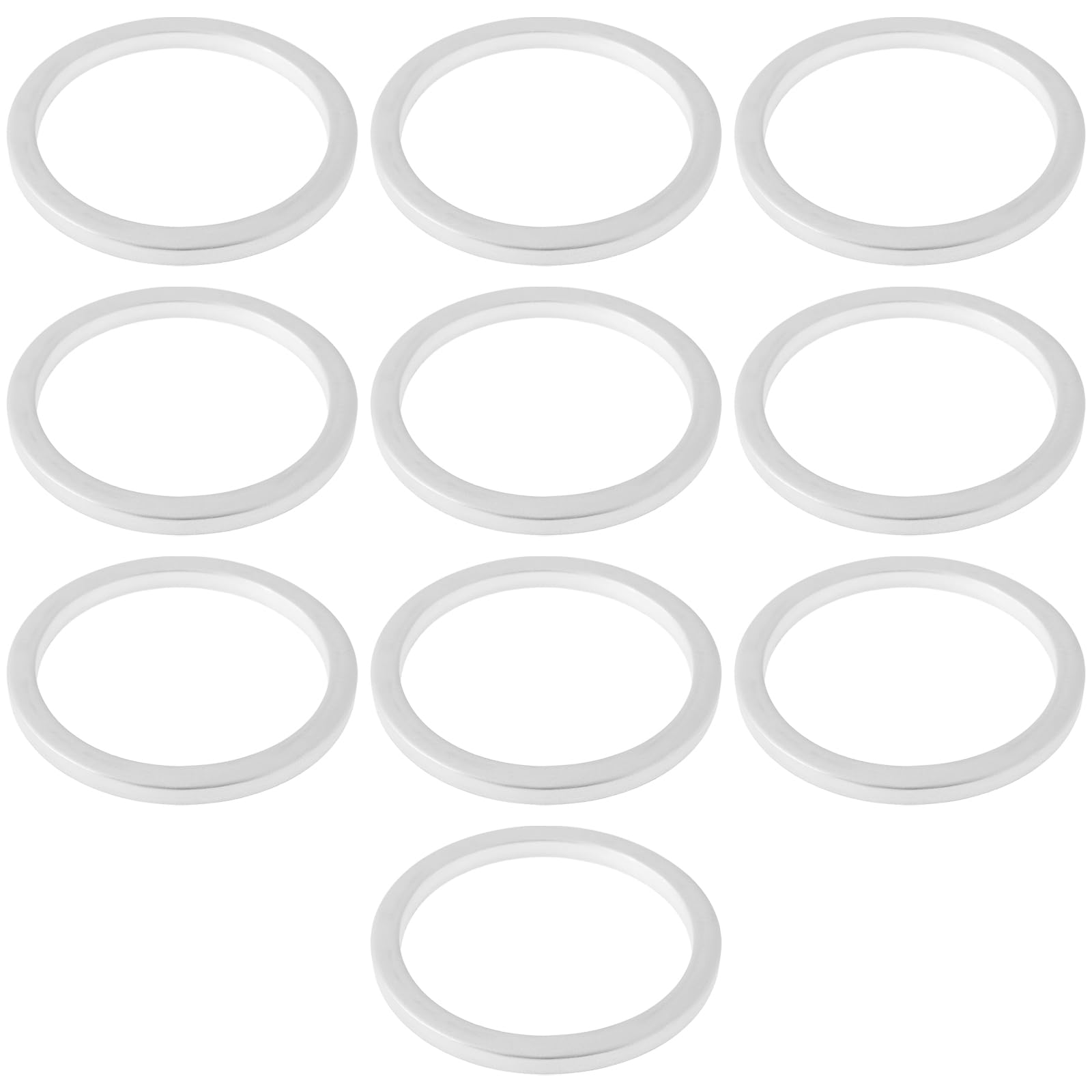 Pierścień uszczelniający korek spustowy oleju korek spustowy oleju samochodowego aluminiowa uszczelka 30713220 kompatybilna z Volvo 27 x 22 x 2 mm