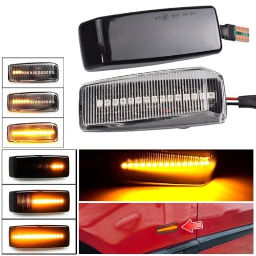 Clignotant dynamique Led séquentiel Benz W124 W201 W202 cristal