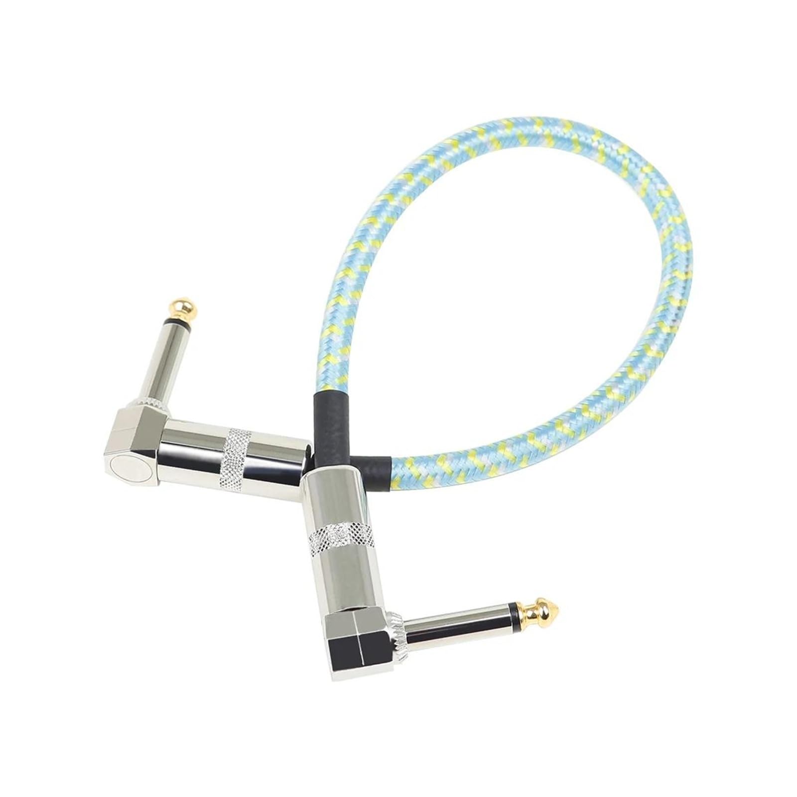 Kabel audio do gitary Wzmacniacz muzyczny do gitary elektrycznej i basu akcesoria do instrumentów strunowych 6 plecionych kabli