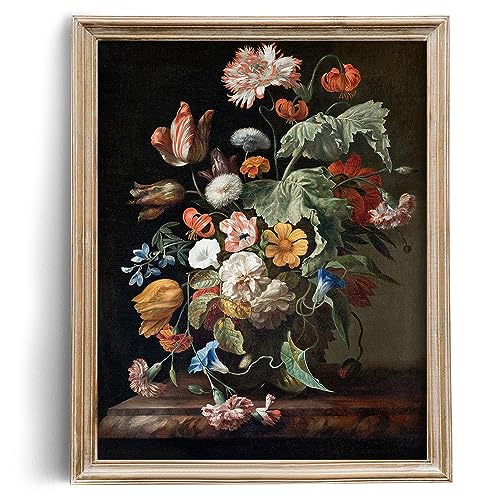 Yumknow Vintage Flower Still Life Picture Living Room thumb #3