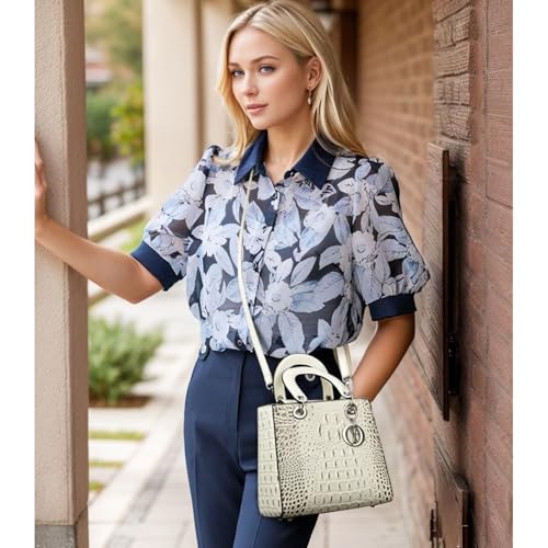 MYHOZEE Small Tote Bag for Women - Snake Printed Crossbody Purses Leather Top Handle Satchel Ladies Shoulder Bag Handbags2