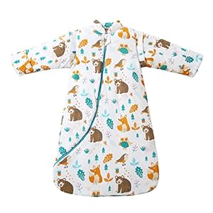 MIKAFEN Baby Winter Sleeping Bag Kids Sleeping Bag 3.5 Tog Organic Cotton Sleeping Bag Various Sizes from Birth to 4…