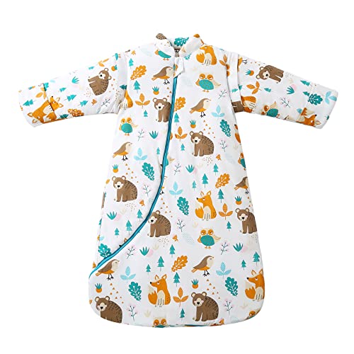 Sacco Nanna E Fasciatoio Sweet Dreamers 2-in-1 In Bambù – 0-3 Mesi, 1.0 TOG, Grigio