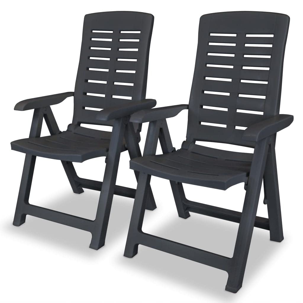 vidaxl lot de 2 chaises de jardin