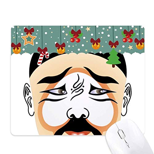 Tapis de souris Peking Opera Mask Zhuihanxin le tapis de Noël en caoutchouc idéal