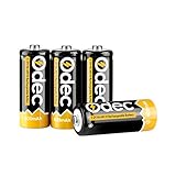 Odec N Size Batteries, N Rechargeable Battery LR1 E90 MN9100 AM5 1.5V 600mAh Ni-MH for Clock, LED Lights, Toys and Electronic Devices (4 Pack)