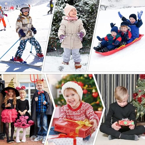 American Trends Girls Thermal Underwear Set Kids Thermals Top and Bottom Set Base Layer for Cold weather/skiing4