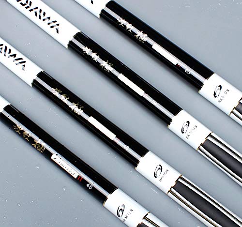 Canna da Pesca,Canna da Pesca Surfcasting 3.6m 4.5m 5,4m 6.3.0M 7.2m Carpe da Pesca Canna da Pesca in Carbonio Astatore telescopico Pole da Pesca Palo da Pesca(4.5m with Accessory)