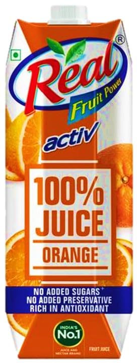 Real Activ 100% Orange Fruit Juice - 1L Humarabazar (B0CST52K2J) Amazon Price History, Amazon Price Tracker