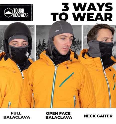 Image of Balaclava Ski Mask - Winter Face Mask for Men & Women - Cold Weather Gear for Skiing, Snowboarding & Motorcycle Riding