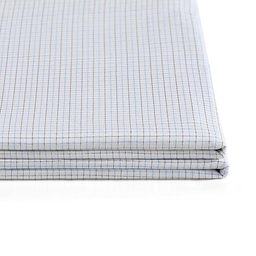Image of Tommy Hilfiger - Sheet Set, Cotton Percale Bedding with Matching Pillowcases, Crisp & Cool, Premium Quality Home Essentials (New England Plaid Blue, Full)