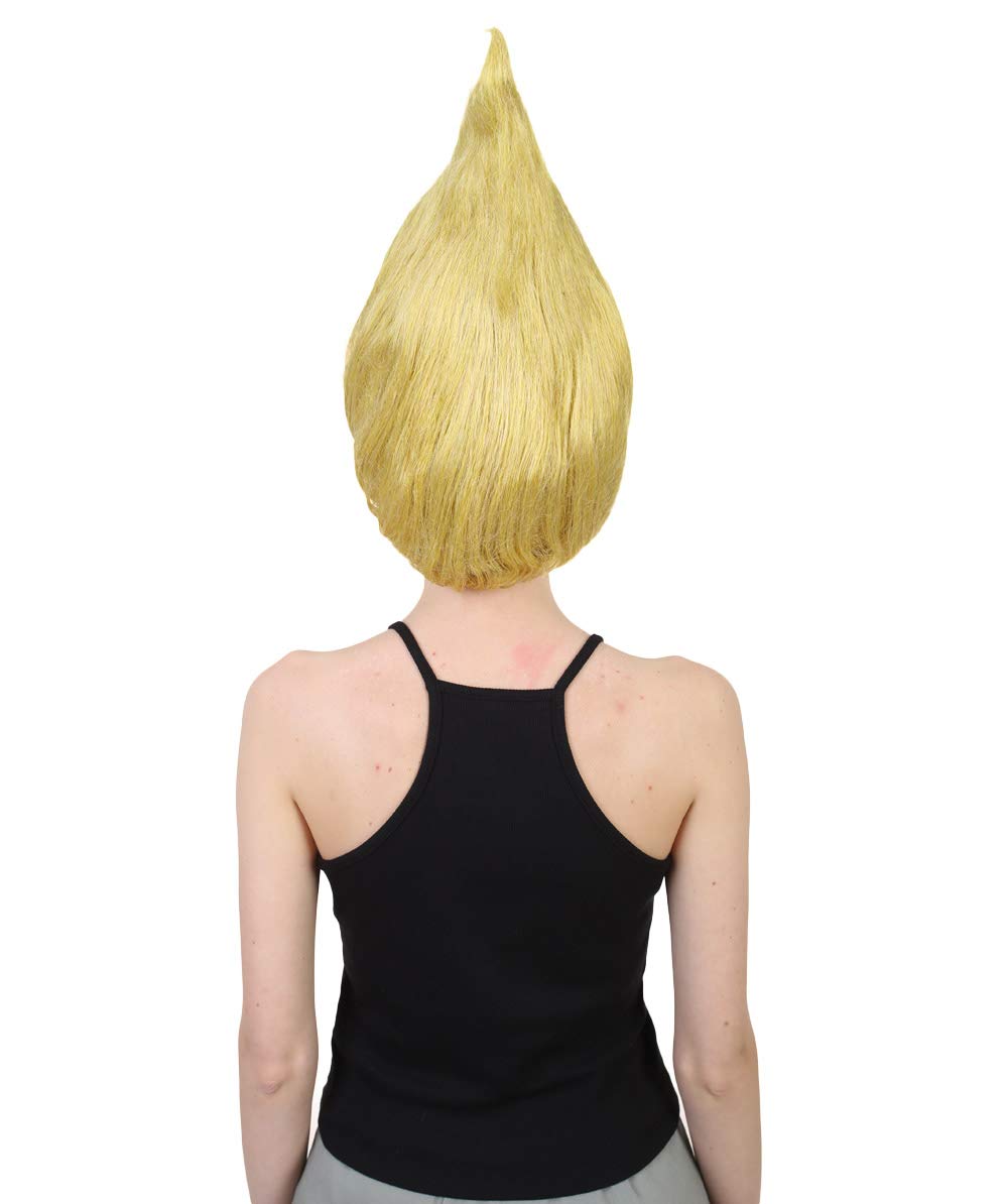 HPO Unisex Adult Golden Troll Wigs Collections - Image 3