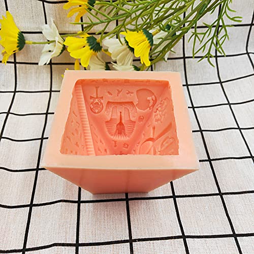 Unknowns Stampo per Candele in Silicone a Piramide...