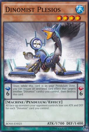 YU-GI-OH! - Dinomist Plesios (BOSH-EN025) - Breakers of Shadow - Edición ilimitada - Común