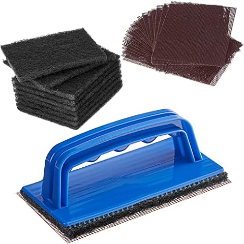 CUSINIUM 31-Piece Griddle Cleaning Kit: 1 Grill Screen Holder, 20 Grill Screens, 10 Grill Cleaning Pads Cover