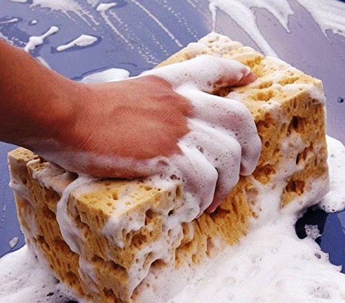 ManeKo Multipurpose Large & Thick Compressed Water Sucking Coral Sponge Block Sponge for Cleaning & Washing Cars, Bikes, Window Panes, Walls & Other Surfaces