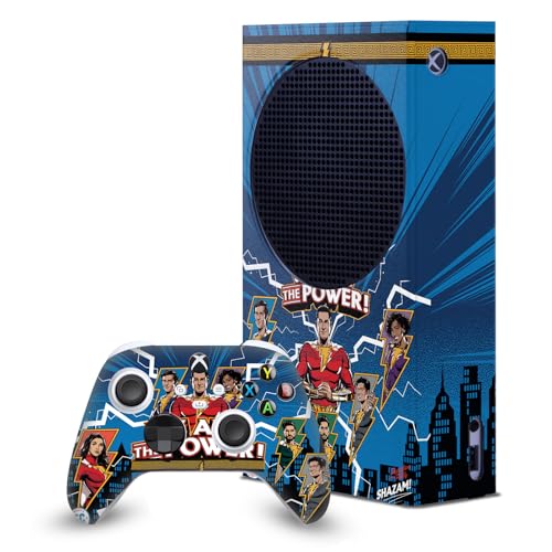 Skins Xbox Series S Shazam! pour protéger votre console des rayures et traces