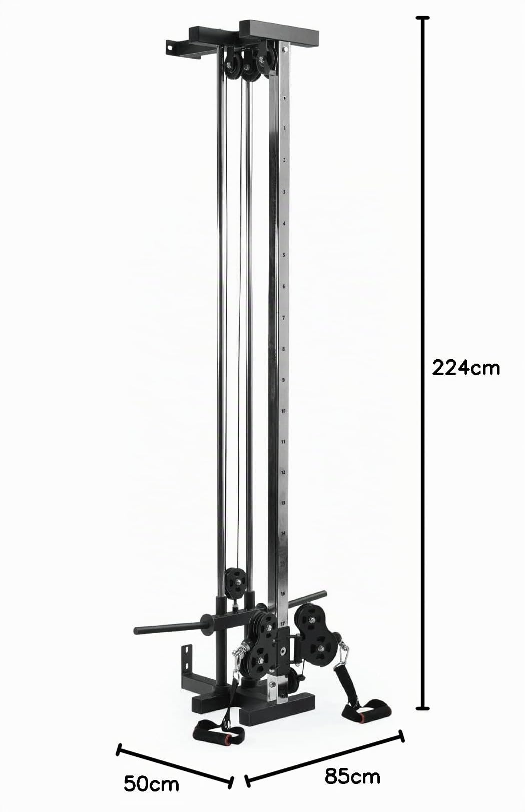 Dione Single Pulley Cable Crossover montaggio a parete CS15 - macchina da allenamento - torre di trazione