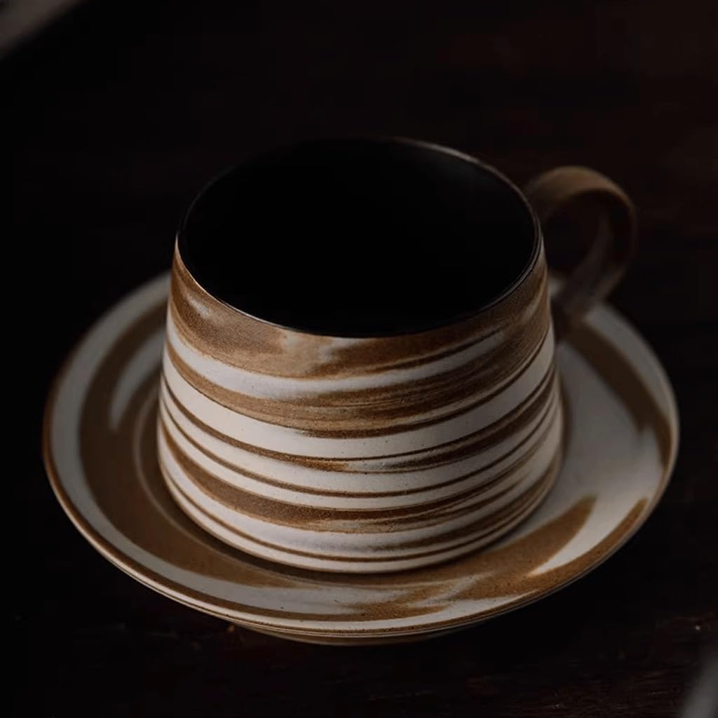 Tazas Cafe Taza De Café Vintage Cerámica Hecha A Mano Con Agua Mug Cups