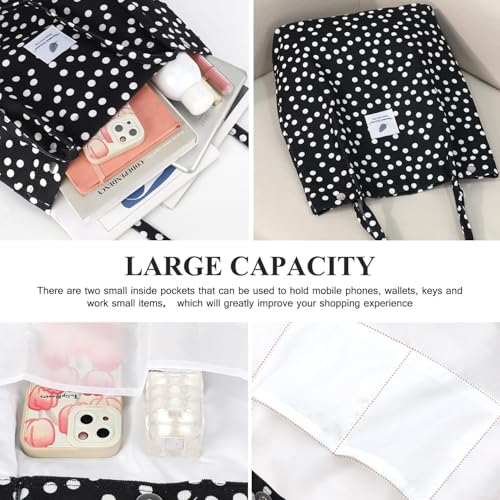 Image of Kawn Corduroy Tote Bag Aesthetic Cute Canvas Tote Bags for Women Washable Shoulder Bag with Inner Pocket for Go-to Everyday Bag for Work Beach Travel and Shopping Grocery