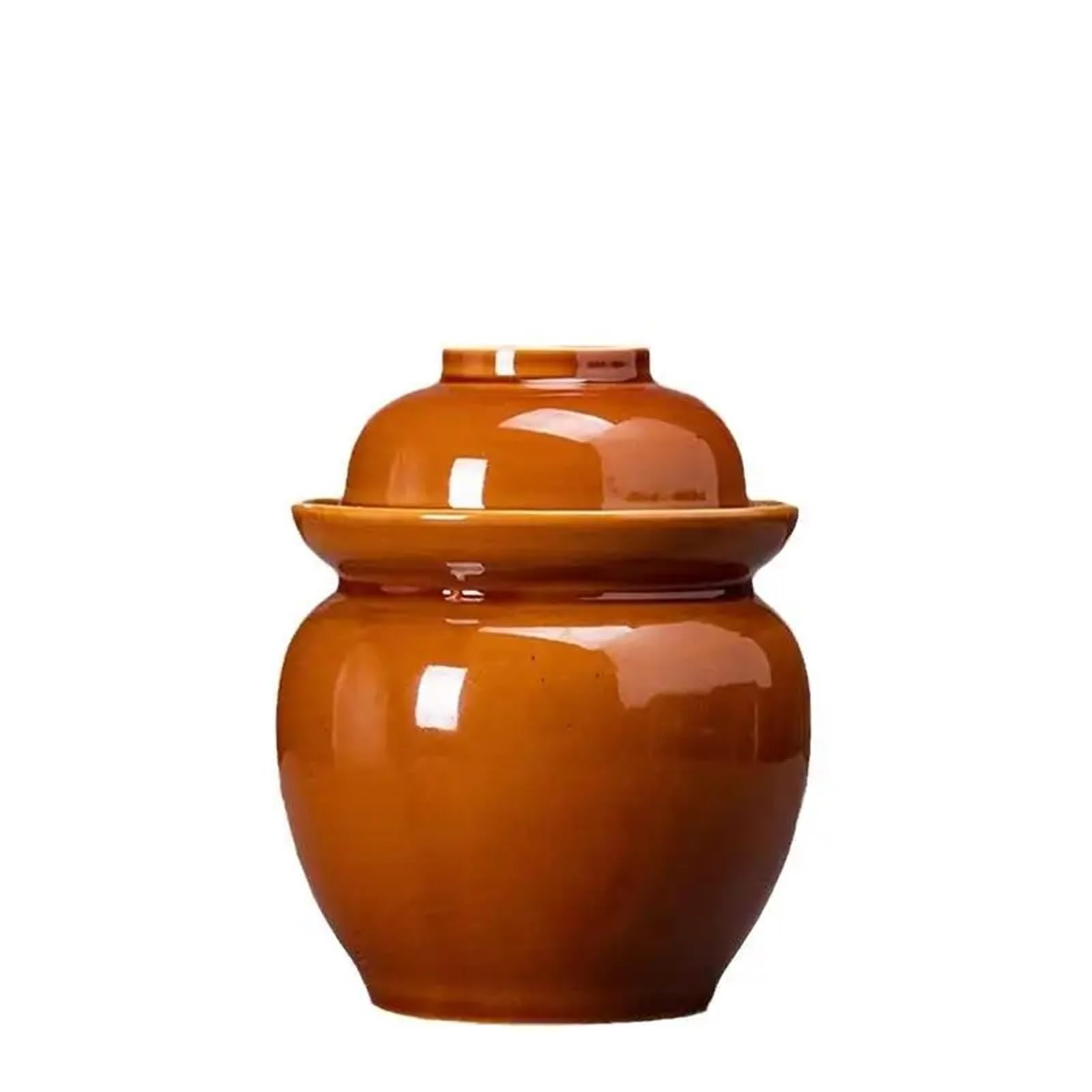 Keramik Teedose Dickes Kimchi-Glas aus Keramik for den Heimgebrauch, Tontopf, Gurkenzylinder, versiegelt