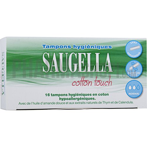 Tampons hygièniques cotton touch normaux boîte de 16 tampons