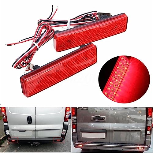 Luces traseras de coche y reflector de parachoques para Renault Trafic 2001+ y Master 2