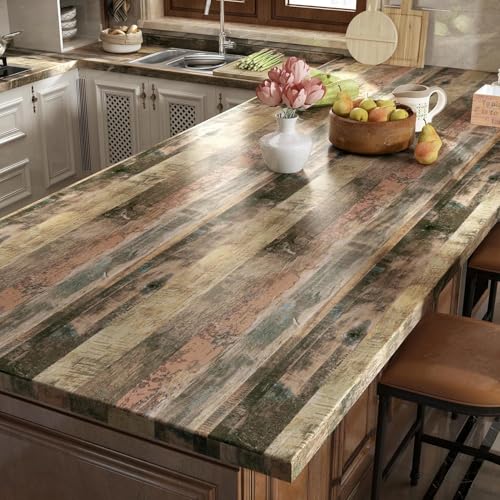 Rouleau adhesif pour meuble cuisine et plan de travail vinyle effet bois - 5