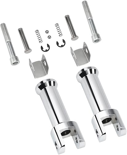 Miniatura 9 de WOWTK Soportes de estribera izquierda y derecha para Harley Softail modelos 2018-2024 Deluxe Fat Boy Heritage Sport Glide Softail Slim Street Bob