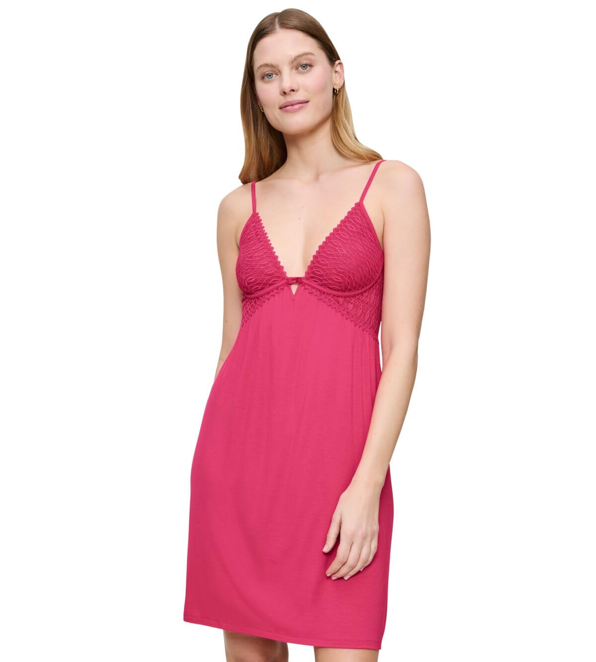 Triumph Women's Aura Spotlight NDK 04 X Nightgown, Flashy Pink, 12