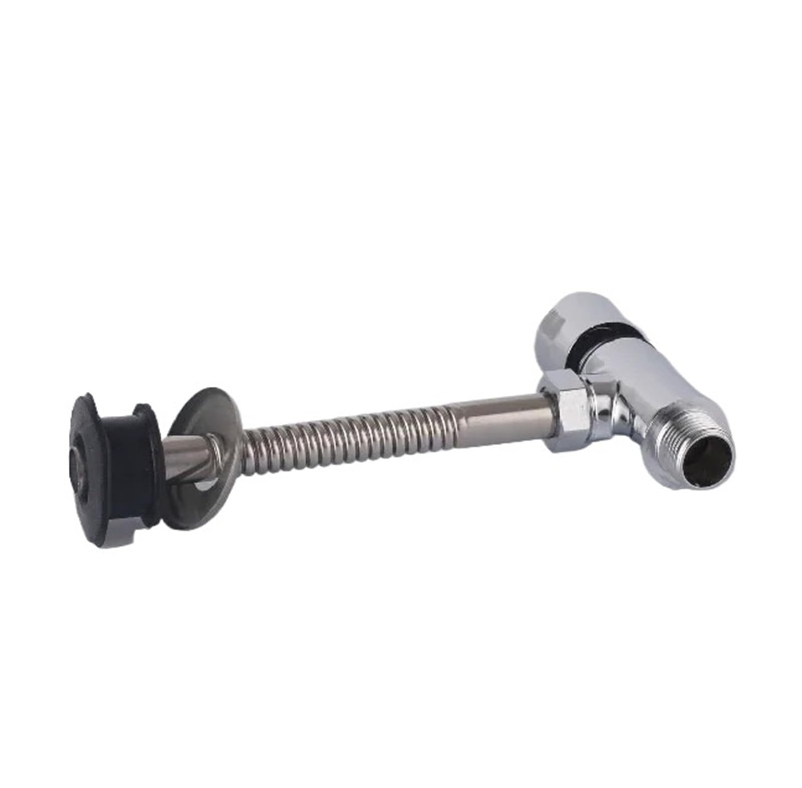 EEZII Toilet Urinal Brass Flush Valve, Durable Manual Hand Pressure Tool For Home Hotel Bathroom, Auto Shut Off Delay Urine Diverter