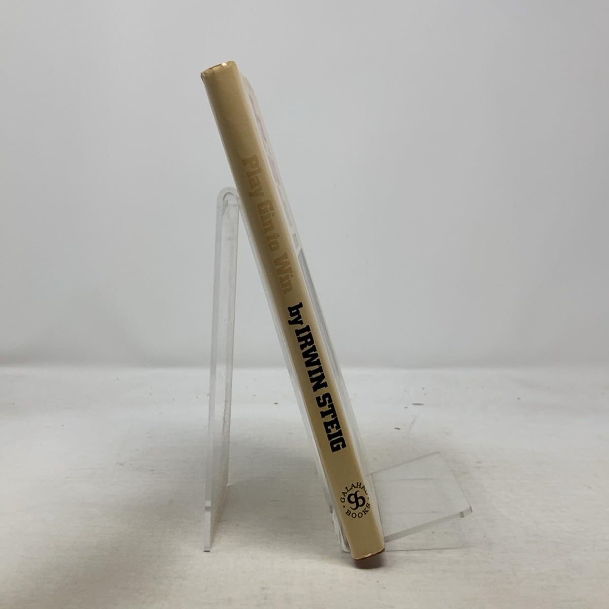 Play Gin to Win / by Irwin Steig [Hardcover] - PT01