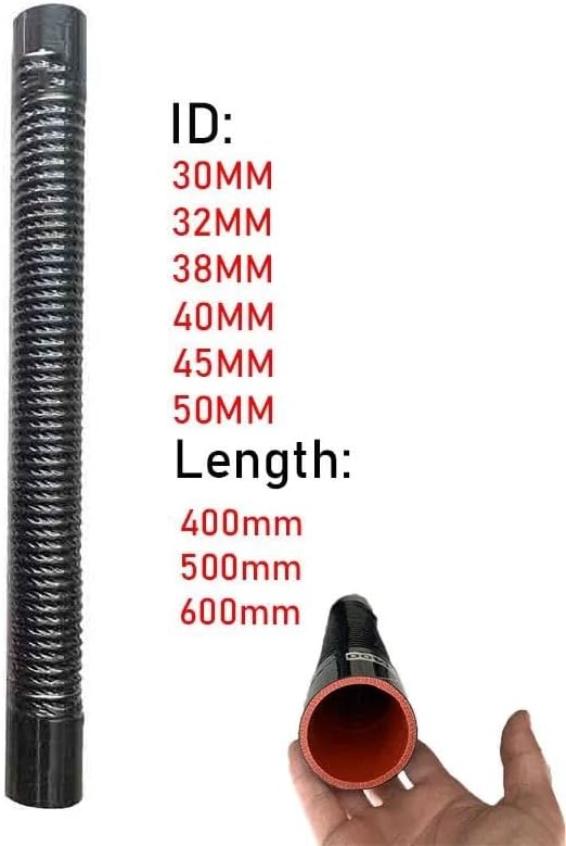 Diameter 30-50 Mm Car Air Intake Pipe Universal Automotive Hose With Inner Air Filter Intake Hose Pipe(ID30X500MM)
