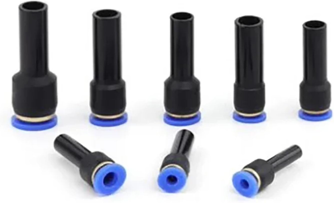 Pneumatic Fittings Hose Reducing Connector 6mm 8mm 10mm 12mm Accessories 5Pcs(6-4)