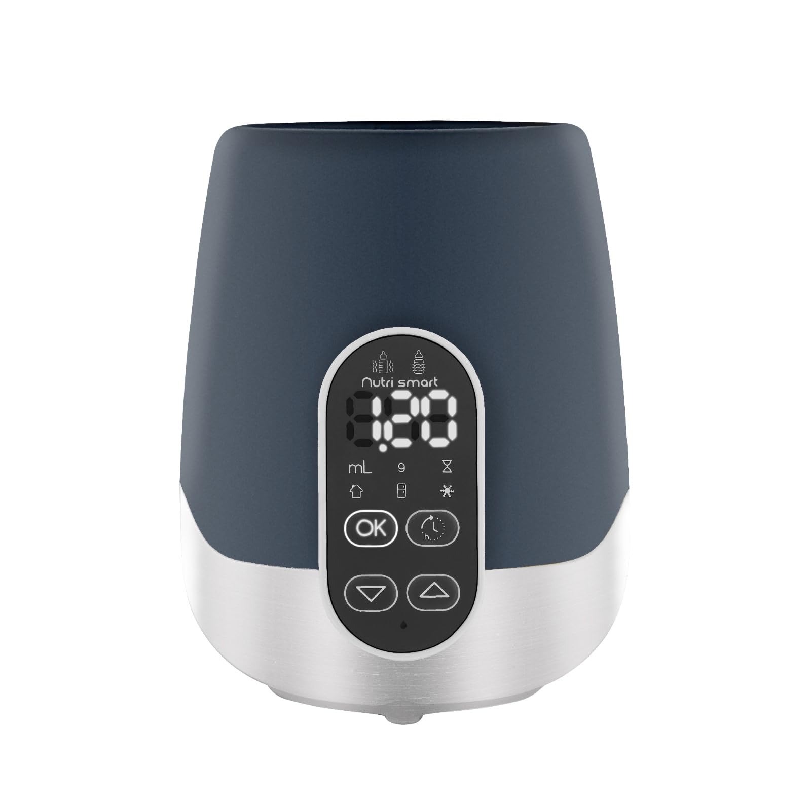 Babymoov NutriSmart - Calentador de biberón y Leche Materna - Baño María/​Vapor - Programable - Hogar & Coche