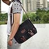 XFLYP Messenger Bag Mens, Men Shoulder Bags Canvas Satchel Cross Body Messenger School Working Satchel Briefcase, with Multiple Pockets for Work, School, Traveling and Daily Use, Grey #2