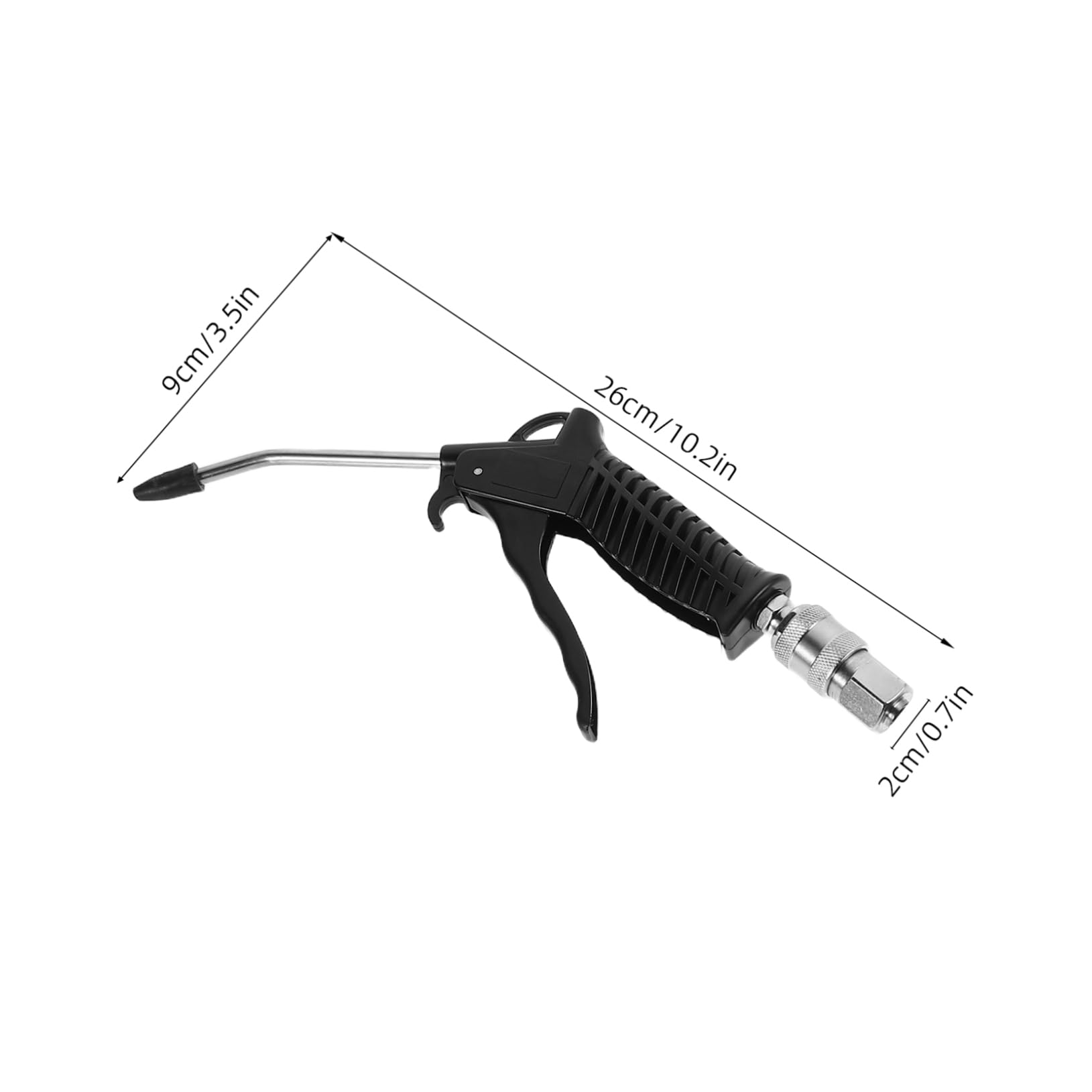 Garneck Dust Set Trucker Accessories for Truck Driver Pu Air Hose Handheld Blower Air Blow Cleaning Kit Quick Connect Nozzle