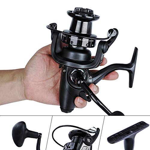 Image of Sougayilang Spinning Fishing Reel 12+1BB Metal Body Smooth Carp Spinning Reels for Saltwater Freshwater Fishing-BE5000
