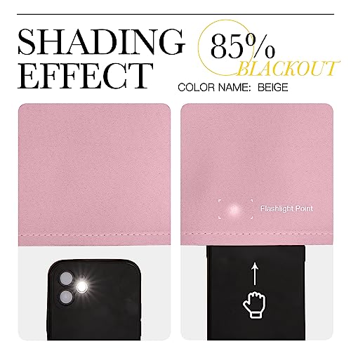 Image of NICETOWN Window Curtain Panels, Thermal Insulated Solid Grommet Blackout Draperies /Drapes for Basement (Crystal Pink, 1 Pair, 29 by 45-inch)
