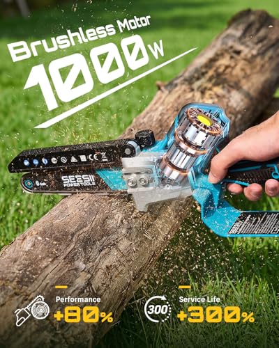SEESII Brushless 6 Inch Chainsaw