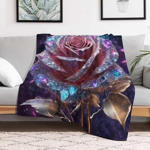 Couverture Canapé Rose super douce et moelleuse pour l'hiver