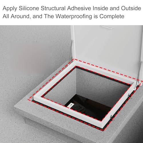 Trampilla de sótano de 90x90 cm para transformar almacenes oscuros en salas ventiladas 6