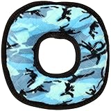 TUFFY Ultimate Ring, Durable Dog Toy (Regular, Camo Blue)