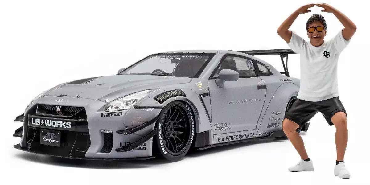 SOLIDO S1805821 1/18 Nissan GT-R (R35) Liberty Walk Body Kit Type