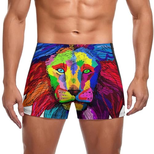 Slip short de bain homme Lion De Couleur avec cordon de serrage réglable