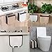Queta Contenedor de Basura Plegable, 9L Contenedor Colgante de Pared, Cubo de...