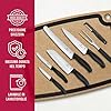 Victorinox Swiss Classic, Set di coltelli da cucina professionali, 7 pezzi, nero