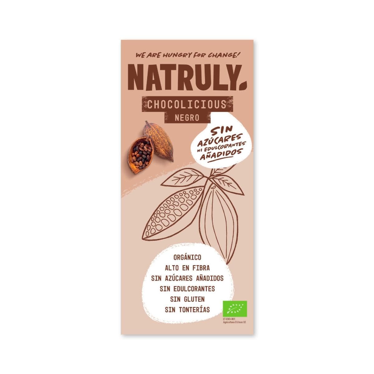 CHOCOLATE NEGRO tableta 85 gr BIO