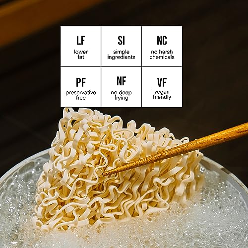 Image of Public Goods Ramen Noodles | Brothless Vegan & Vegetarian Instant Ramen | Healthy, High Protein Asian Noodle | Preservative Free | No Added MSG | Original, Sesame Paste & Spicy Sesame Oil (15 Pack)
