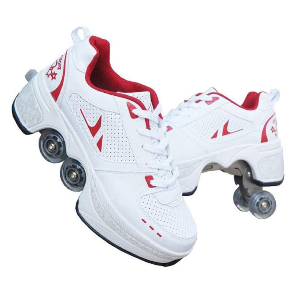 Huoqilin Deformation Roller Shoes Male And Female Skating Shoes